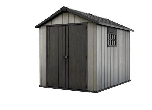 Abris de jardin OAKLAND 759 gris en résine KETER 6m²