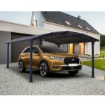 Carport aluminium Arcadia 6400 13,3 m² gris – Image 2
