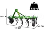 Cultivateur à ressorts Bomet Dorado – 11 dents – 170 cm – Image 2