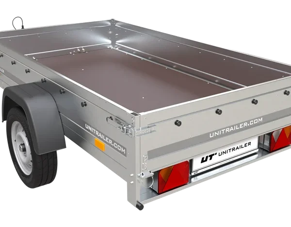Remorque voiture simple essieu Unitrailer Garden Trailer 230 x 125 cm