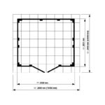 Abri de jardin en PVC 4,9m² UTILITY blanc et gris bleu Grosfillex – Image 7