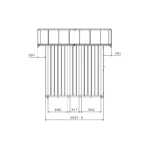 Abri de jardin en PVC 4,9m² UTILITY blanc et gris bleu Grosfillex – Image 8