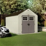 Abri de jardin polyéthylène 35mm 10,27m² Woodgrain + plancher SUNCAST – Image 2