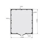Abri de jardin en PVC 11,2m² DECO gris clair et blanc Grosfillex – Image 15