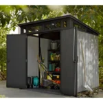 Abri en résine brossée monopente Brossium 4,7m² – Image 5