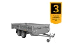 Remorque 2 essieux 304×153 UNITRAILER SOLID 300/2 PTAC 750 kg – Image 7