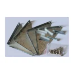 Garage double portes vert pâle et crème 18m² + kit d’ancrage X-METAL – Image 2