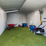 Garage en acier Zincalume Colorbond EASYSHED 19,55m² grande hauteur et largeur – Image 5