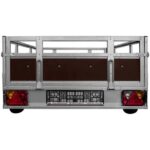 Remorque double essieux basculante 263x125 cm – Caisse contreplaqué marine – Image 4